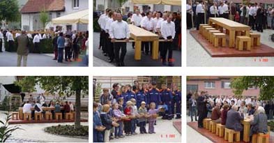 “Hohenstein-Tisch” during festivities late 2003