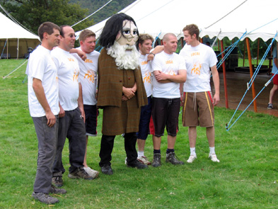 The local team in ‘It’s a Knockout’