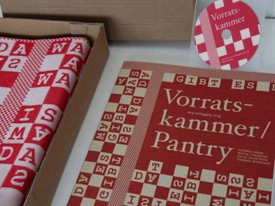 Catalogue, tablecloth and DVD